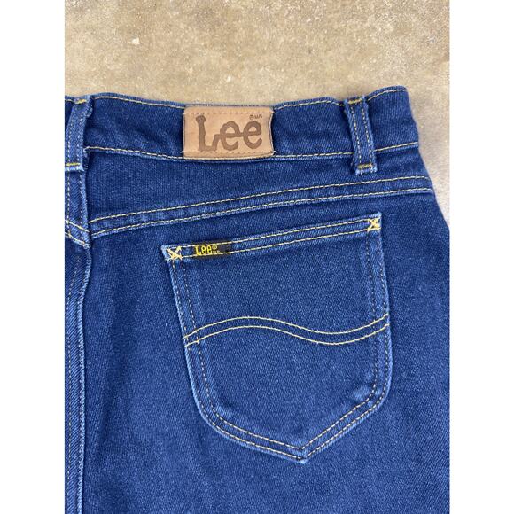 Vintage Lee Women’s High-Rise Jeans 18L Dark Wash, Excellent Condition 80’s 90’s - Picture 3 of 11